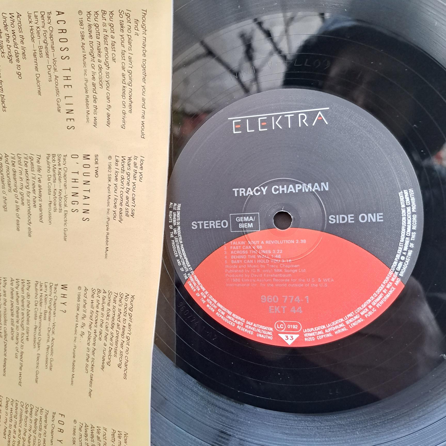 Tracy Chapman – Tracy Chapman Disc VINIL LP VG+ (R) - imagine 4