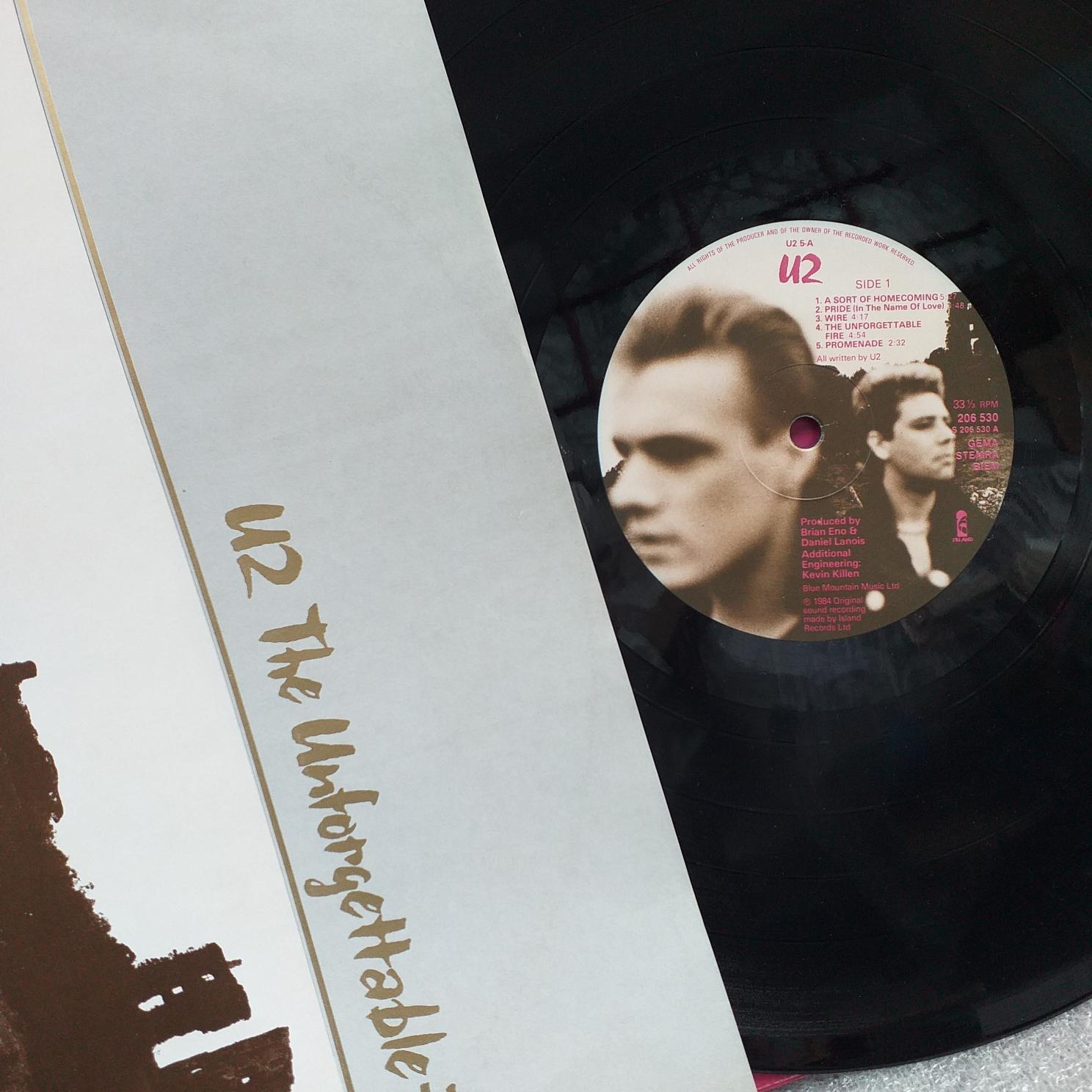 U2 – The Unforgettable Fire Disc VINIL LP VG VG+ - imagine 3