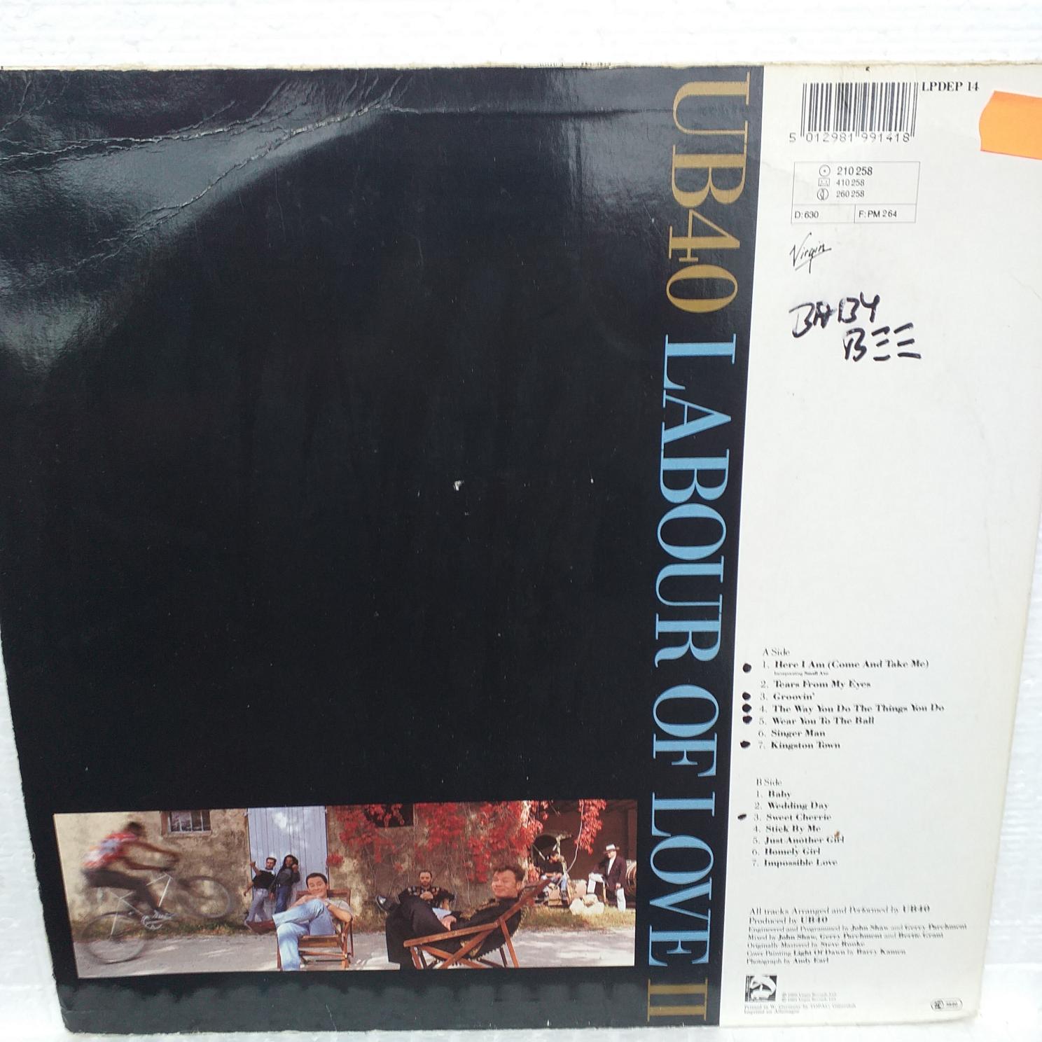 UB40 UB 40 – Labour Of Love II Disc VINIL LP VG+ - imagine 2