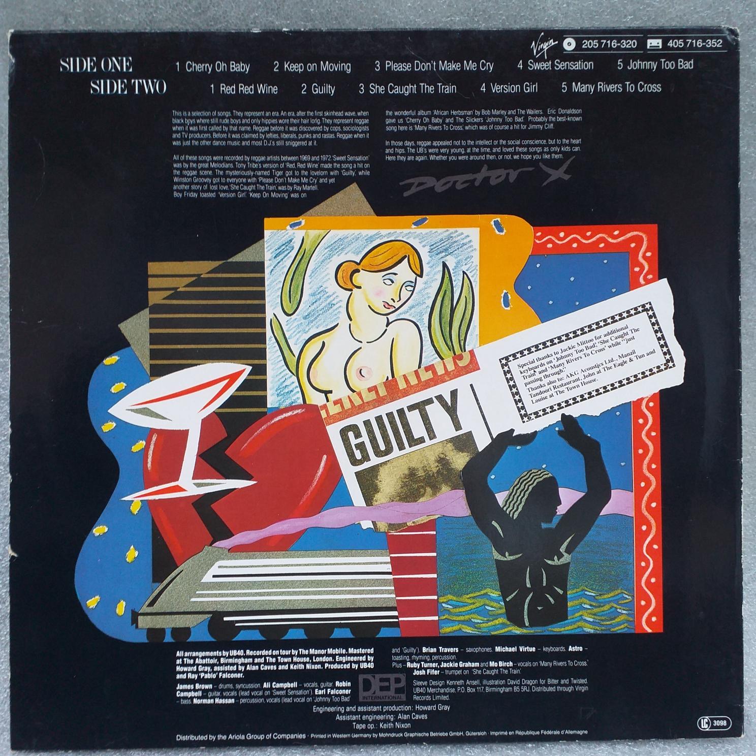 UB40 UB 40– Labour Of Love Disc VINIL LP VG+ - imagine 2
