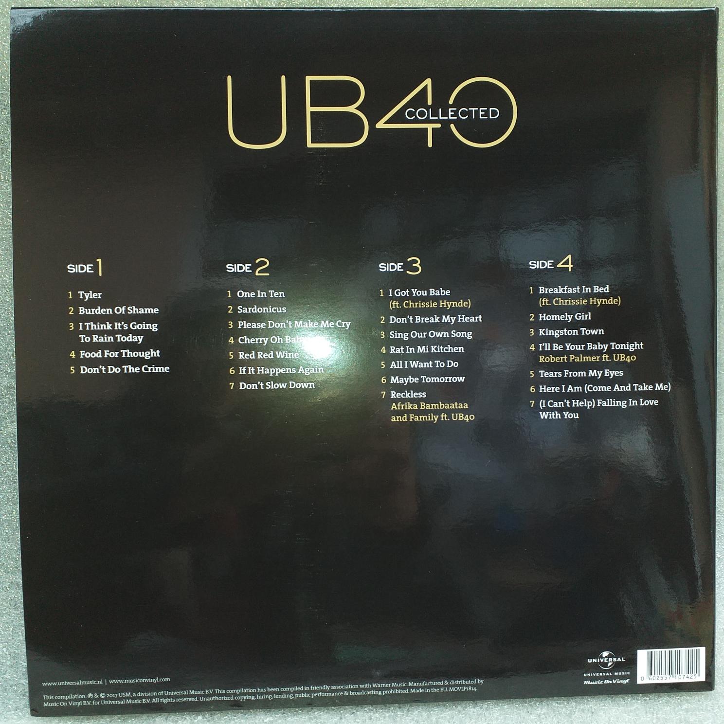 UB40 – Collected Disc VINIL 2LP VG+ - imagine 4
