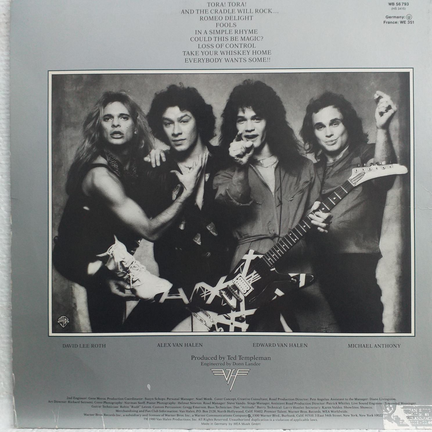 Van Halen – Women And Children First ...Disc VINIL LP VG+ - imagine 3