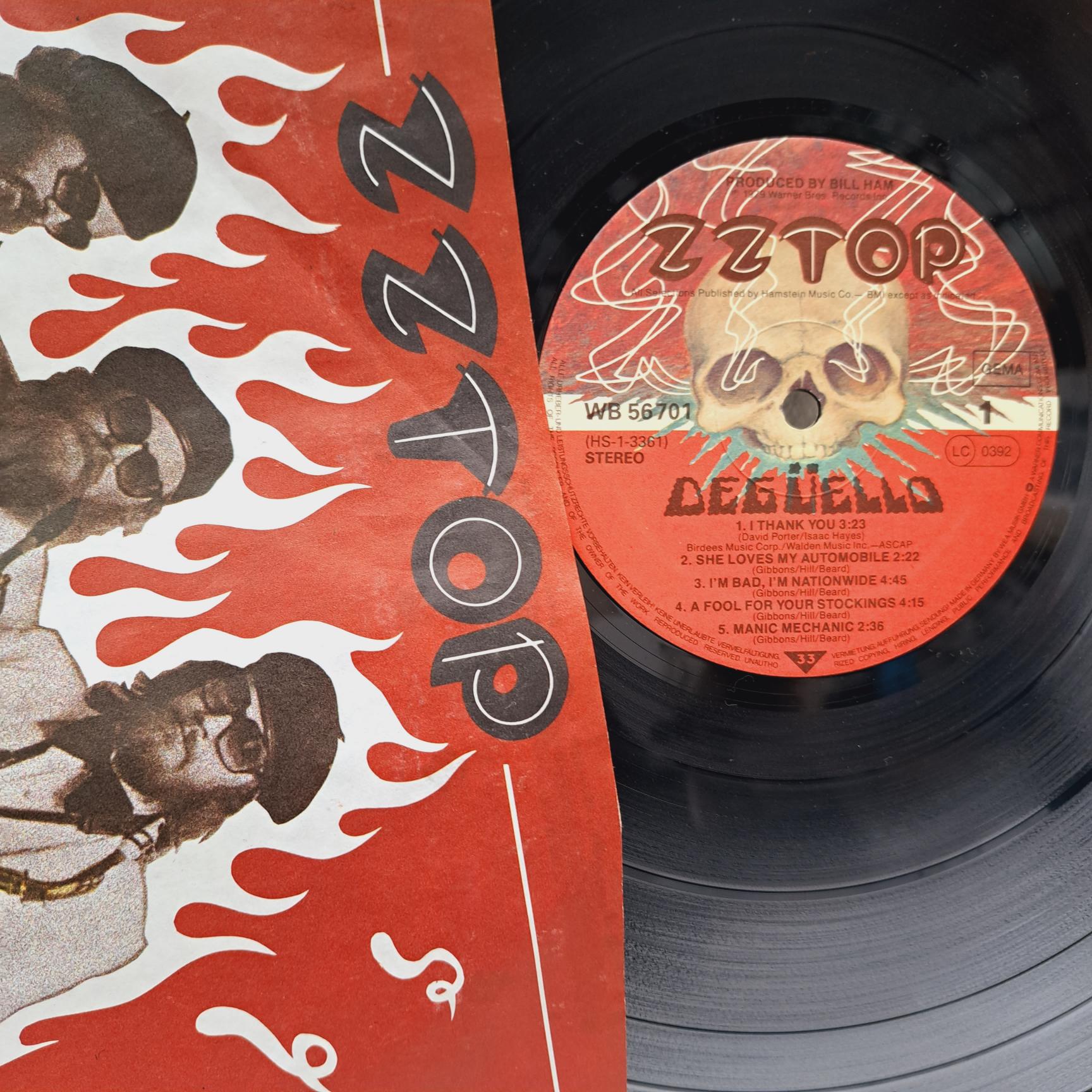 ZZ Top – Degüello Disc VINIL LP VG - imagine 2