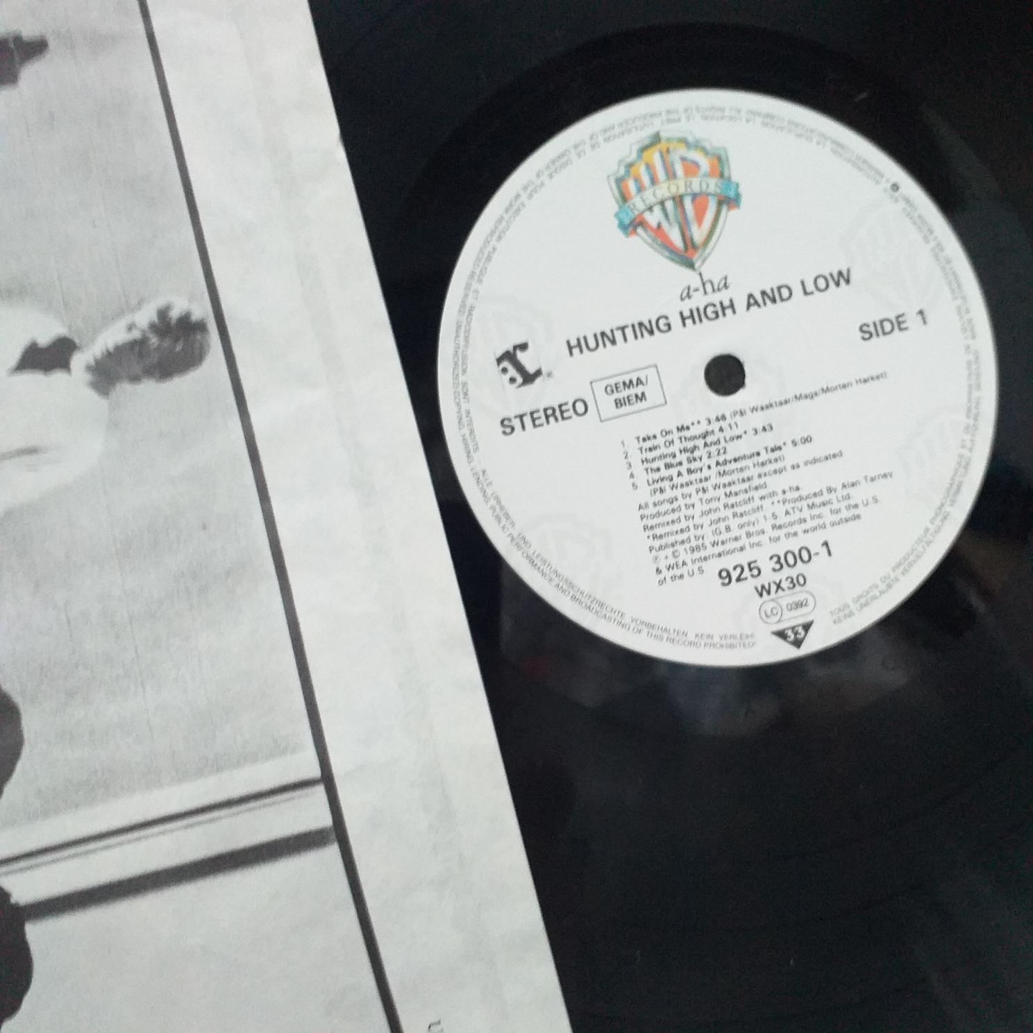 a-ha – Hunting High And Low Disc VINIL LP VG+ (R) - imagine 3