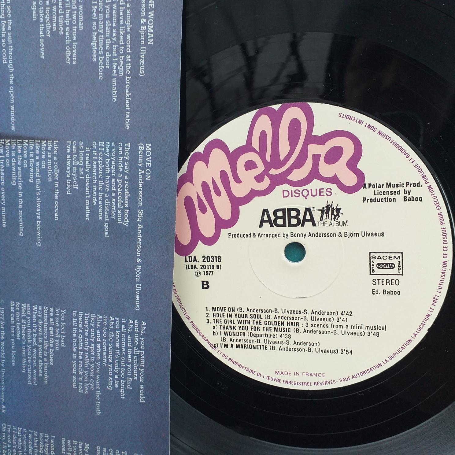 ABBA – The Album Disc VINIL LP VG+ - imagine 3