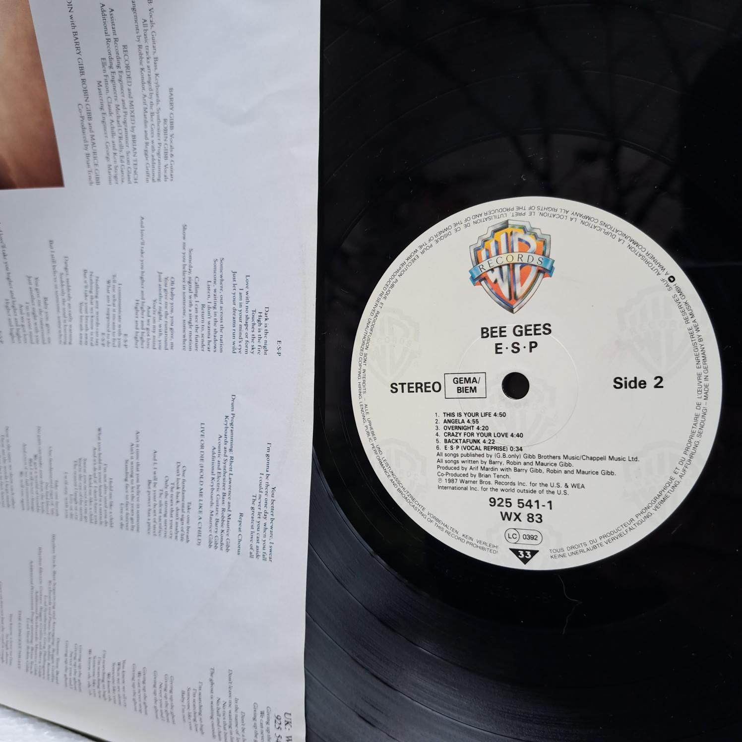Bee Gees – E•S•P Disc VINIL LP VG+ - imagine 3