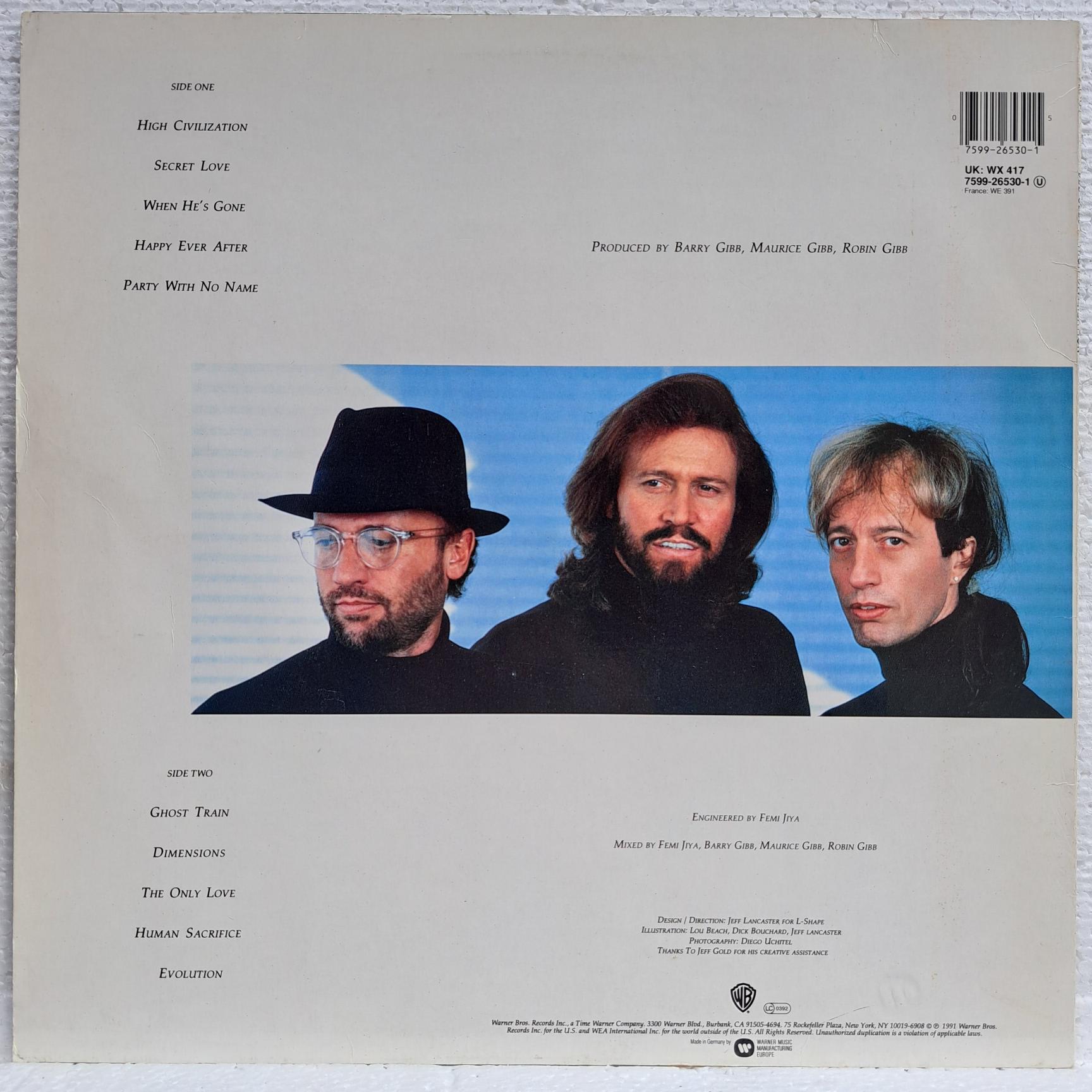 Bee Gees – High Civilization Disc VINIL LP VG+ - imagine 2