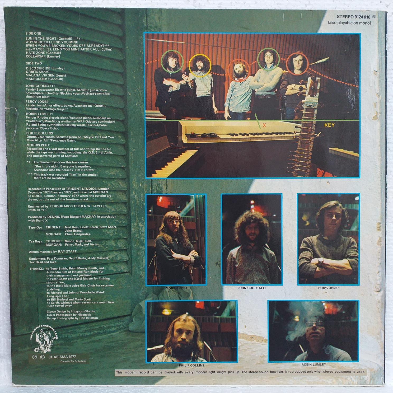 Brand X – Moroccan Roll Disc VINIL LP VG+ - imagine 2
