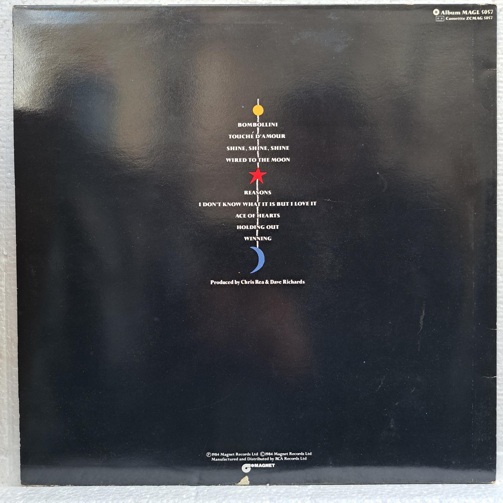 Chris Rea – Wired To The Moon Disc VINIL LP VG+ UK - imagine 2