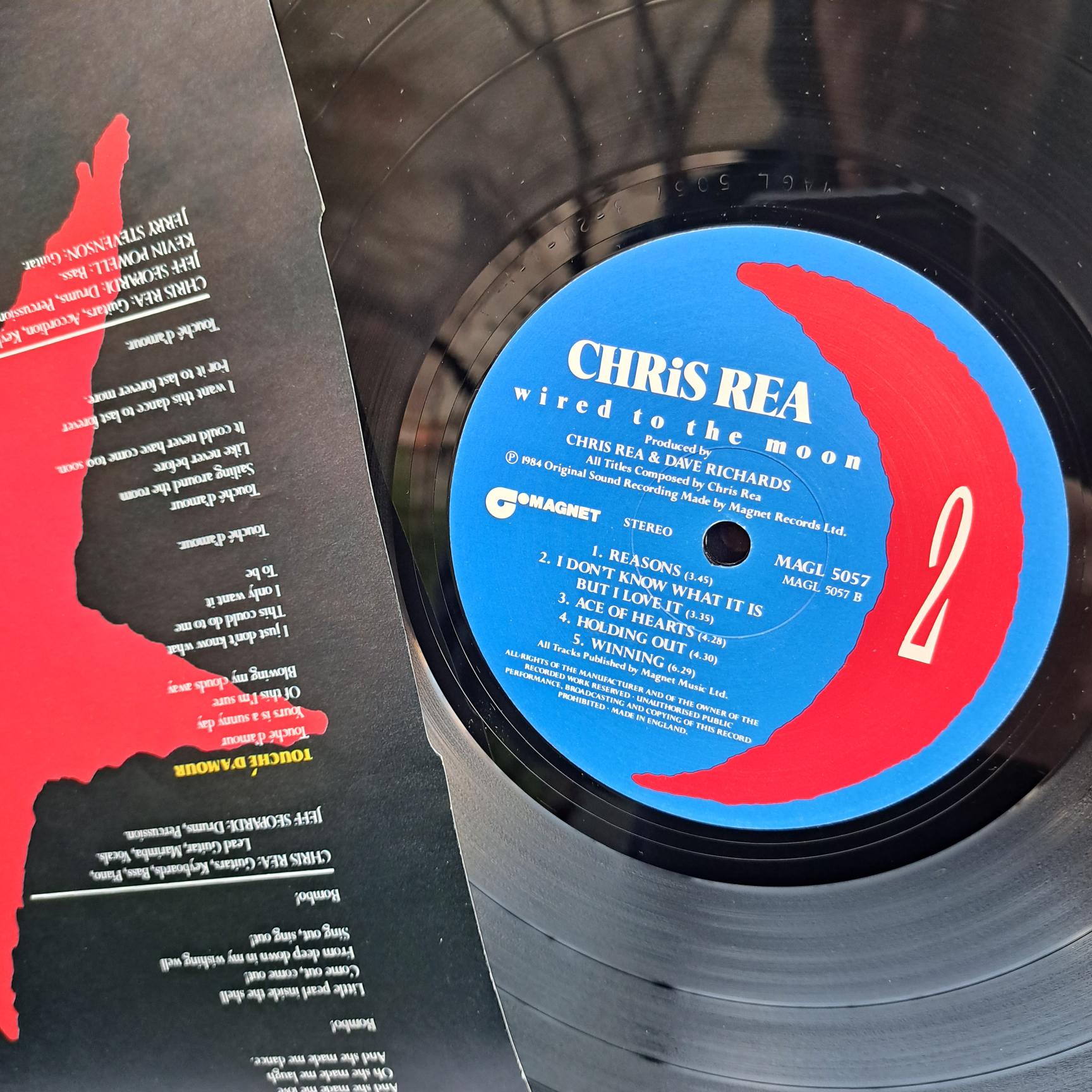 Chris Rea – Wired To The Moon Disc VINIL LP VG+ UK - imagine 3