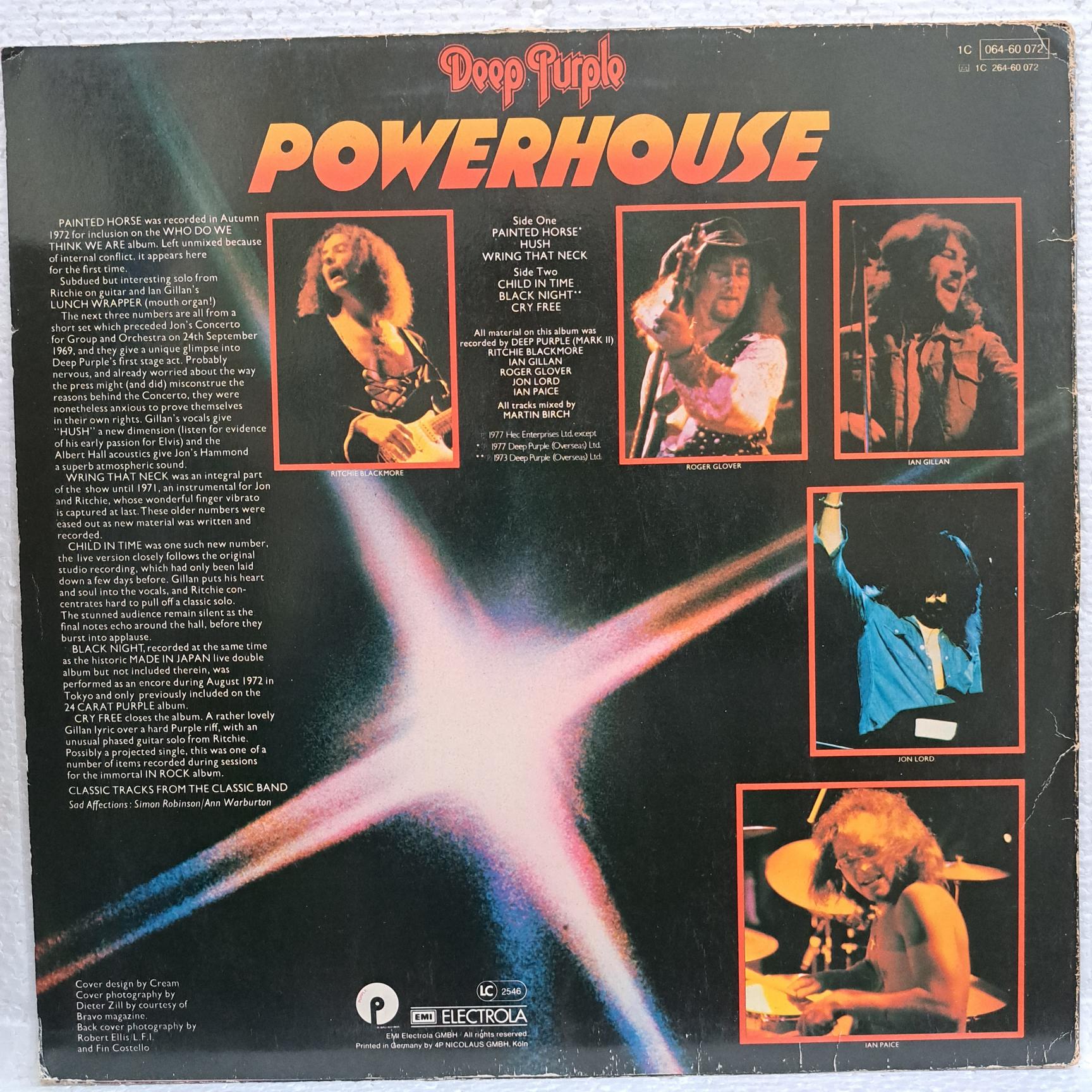 Deep Purple – Powerhouse Disc VINIL LP VG VG+ - imagine 2