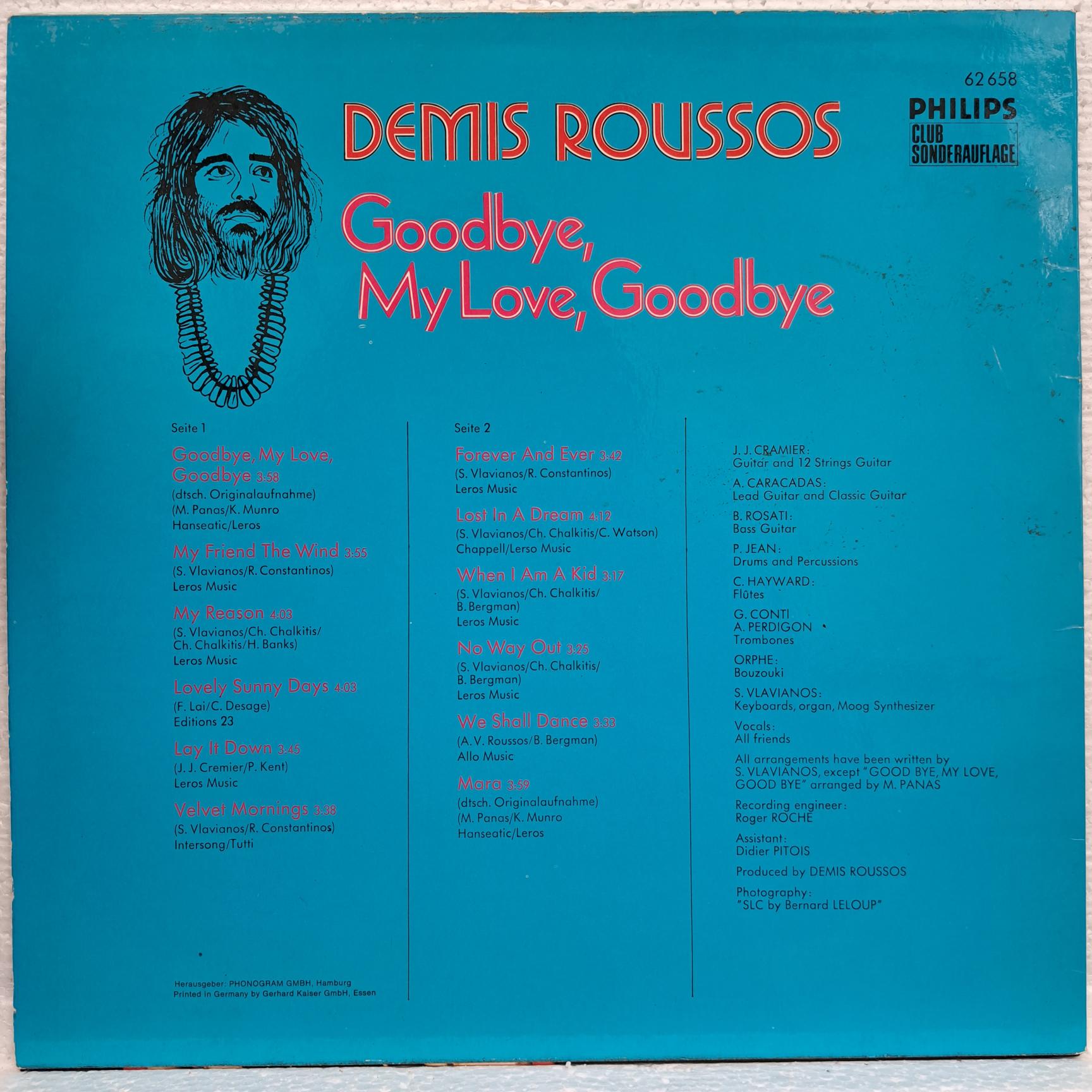 Demis Roussos – Forever And Ever Disc VINIL LP VG VG+ - imagine 2