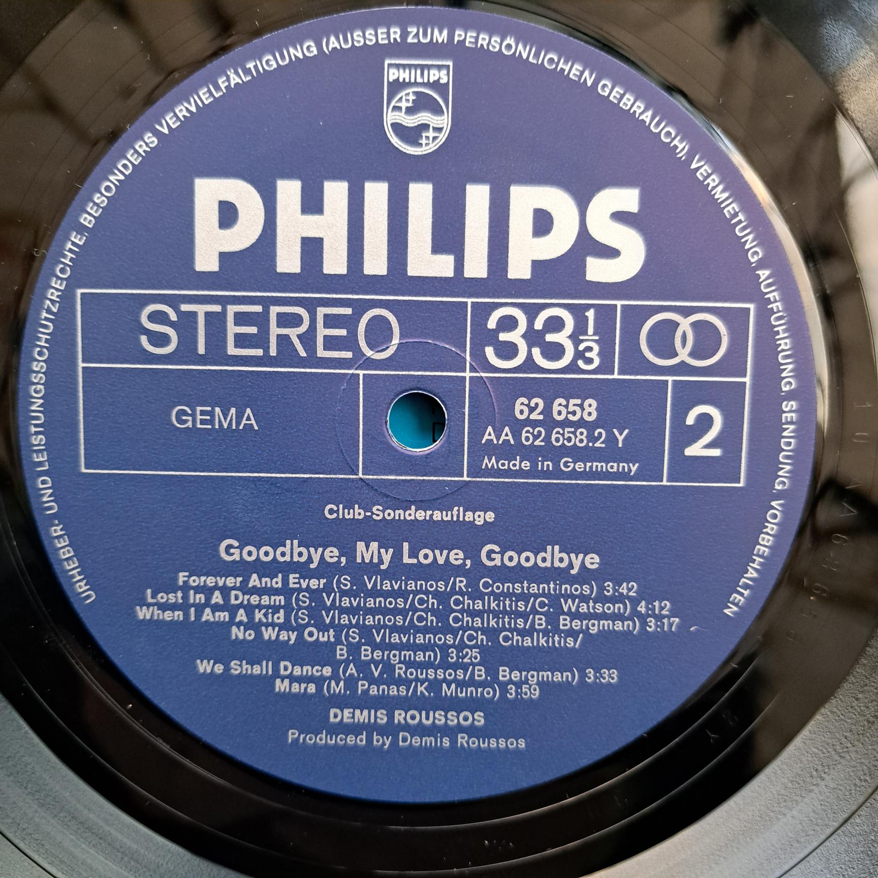 Demis Roussos – Forever And Ever Disc VINIL LP VG VG+ - imagine 3
