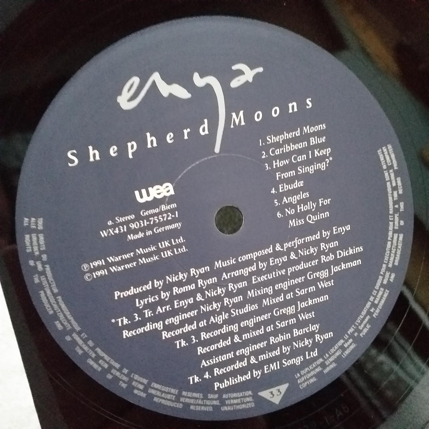 Enya – Shepherd Moons Disc VINIL LP VG VG- - imagine 2