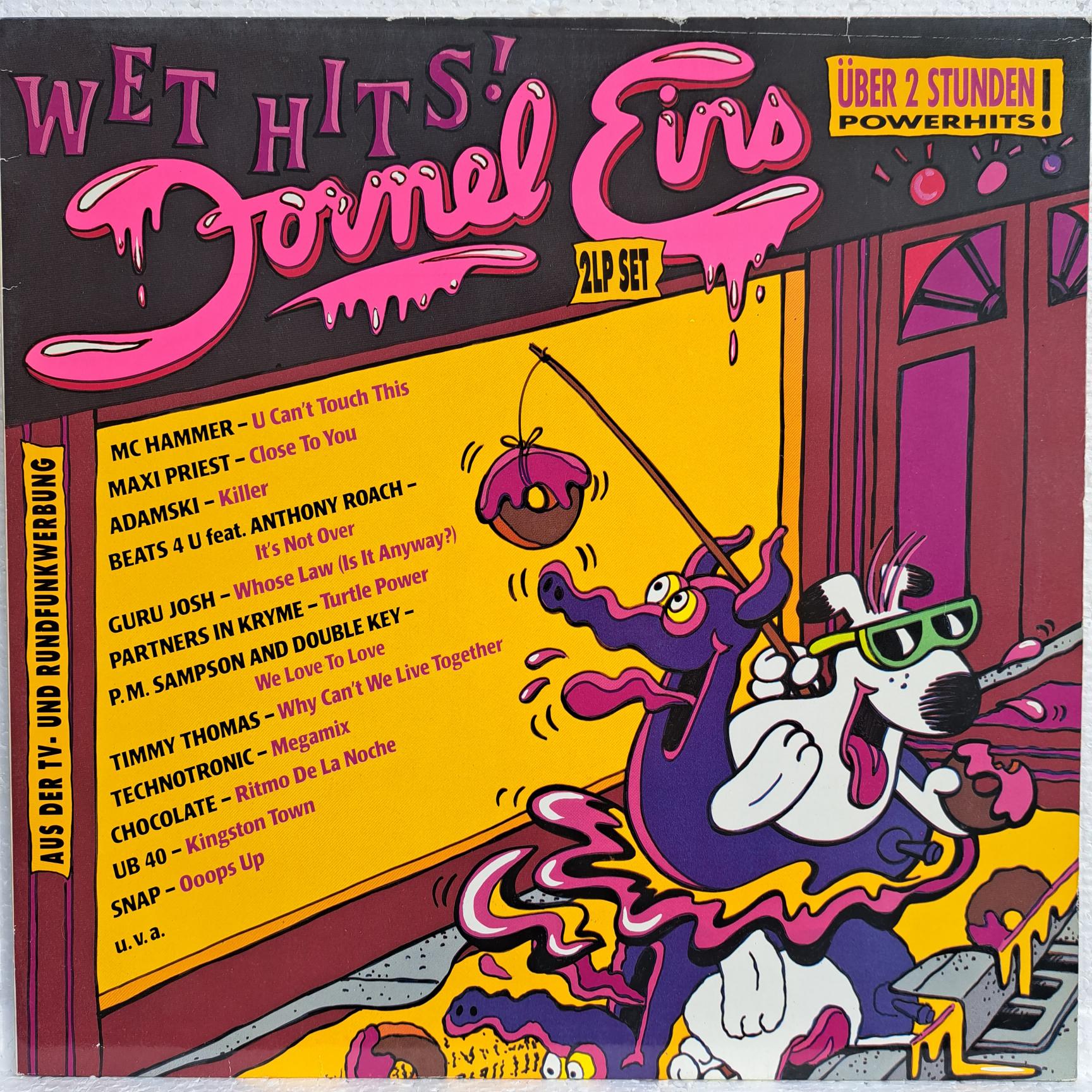 Formel Eins - Wet Hits! Disc VINIL 2LP VG VG+ MC Hammer, Snap, Technotronic, UB40, The Chimes, Maxi Preist, Gary Moore, P.M. Sampson And Double Key, Edoardo Bennato & Gianna Nannini
