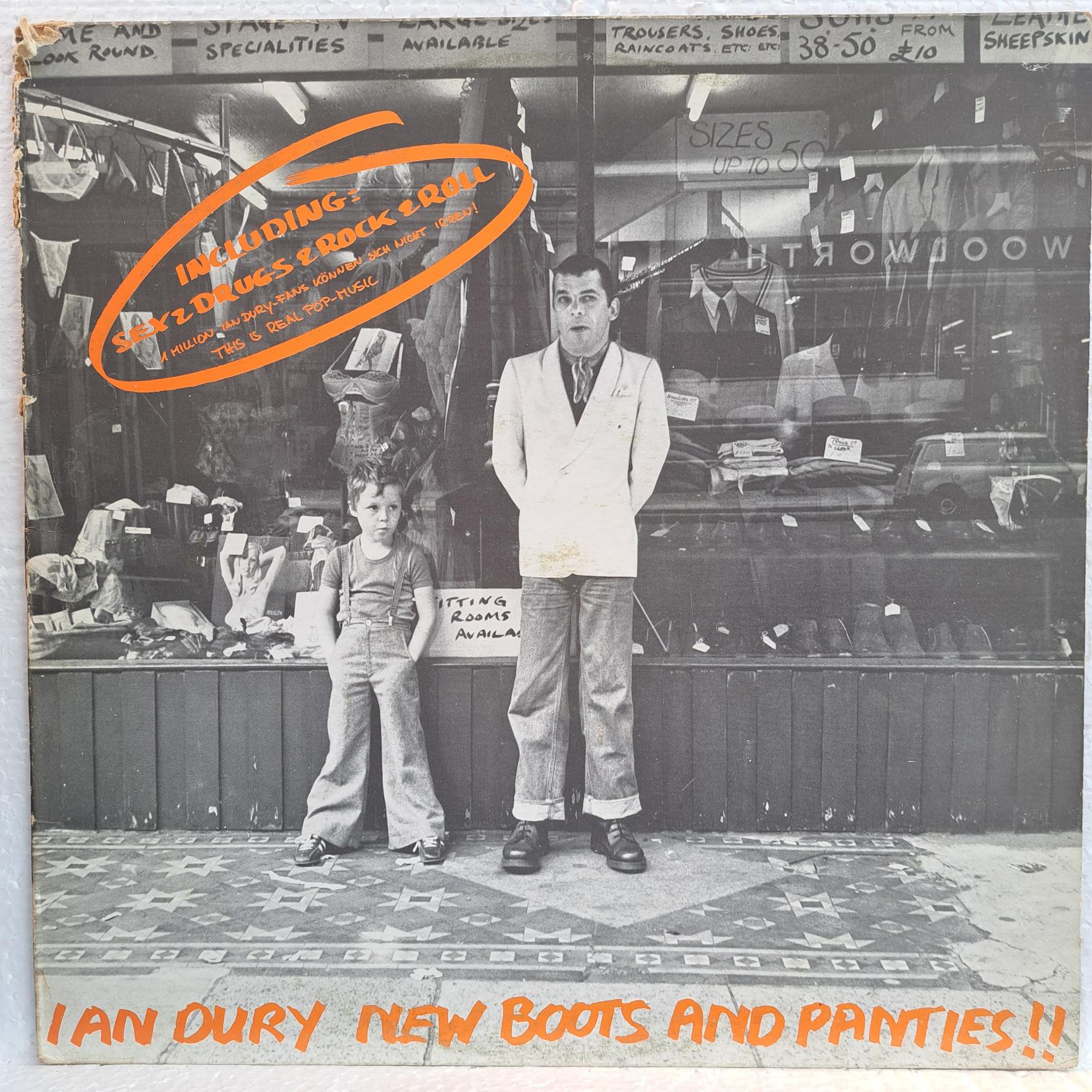 Ian Dury – New Boots And Panties!! Disc VINIL LP VG