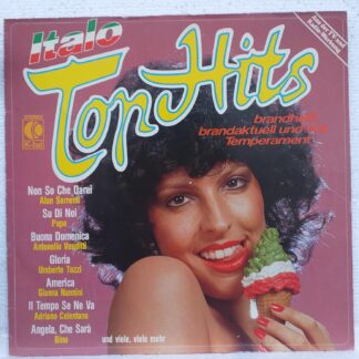 Italo Top Hits   Disc VINIL LP VG VG+  (R)  compilatie Umberto Tozzi,  Gianna Nannini, Bino, Toto Cutugno, Drupi,  Adriano Celentano Adriano Celentano   (R)