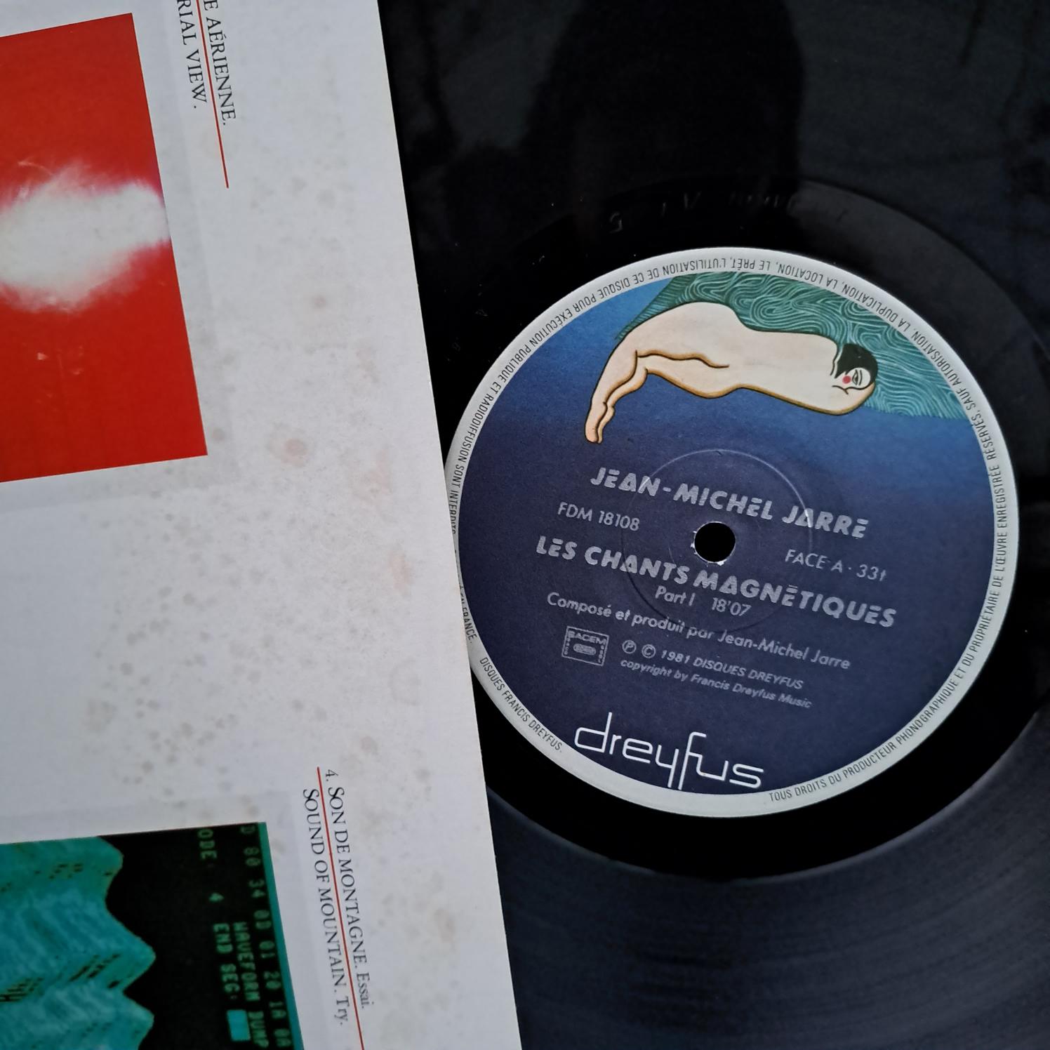 Jarre – Magnetic Fields Jean Michel Jarre Disc VINIL LP VG VG+ - imagine 3