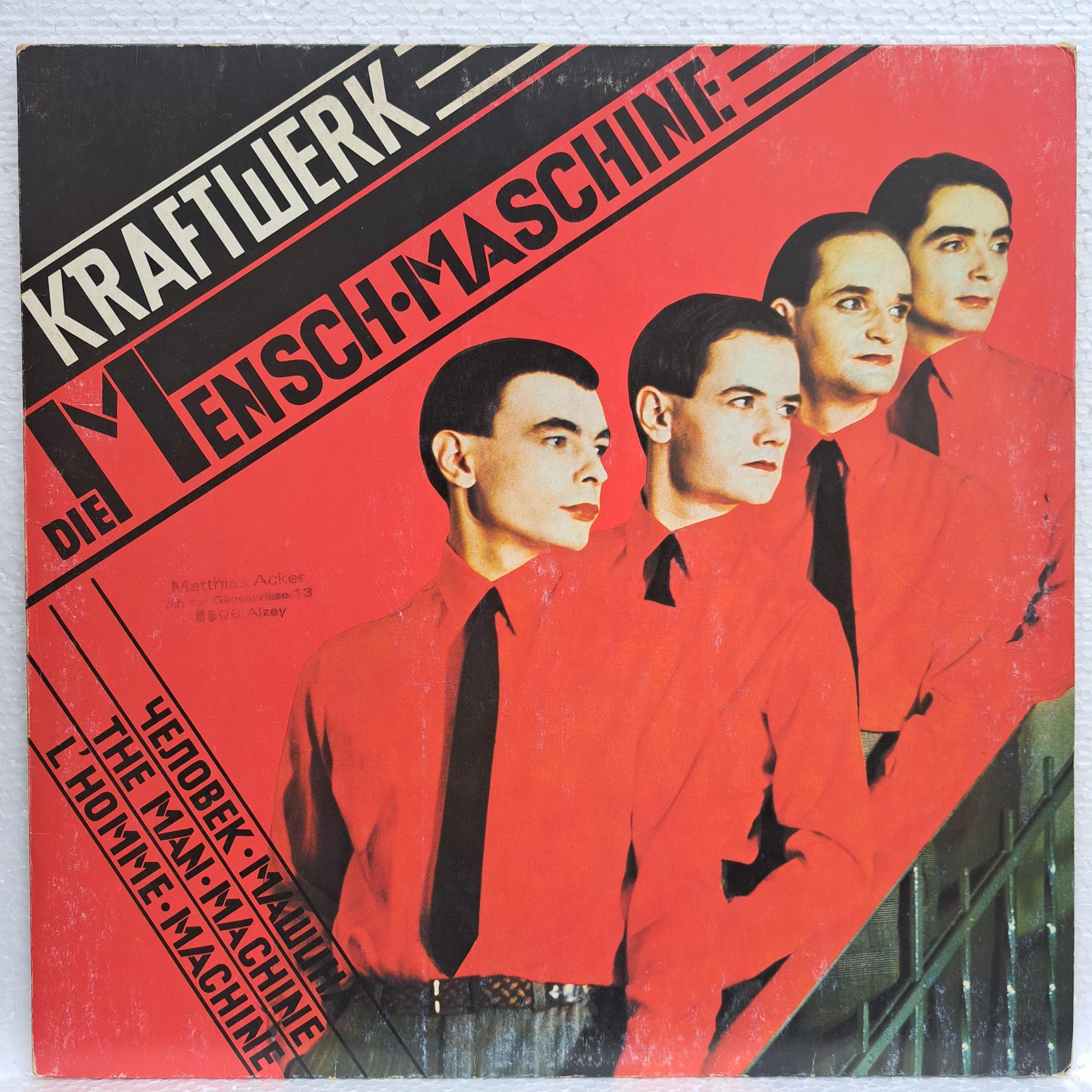 Kraftwerk – Die Mensch•Maschine Disc VINIL LP VG+