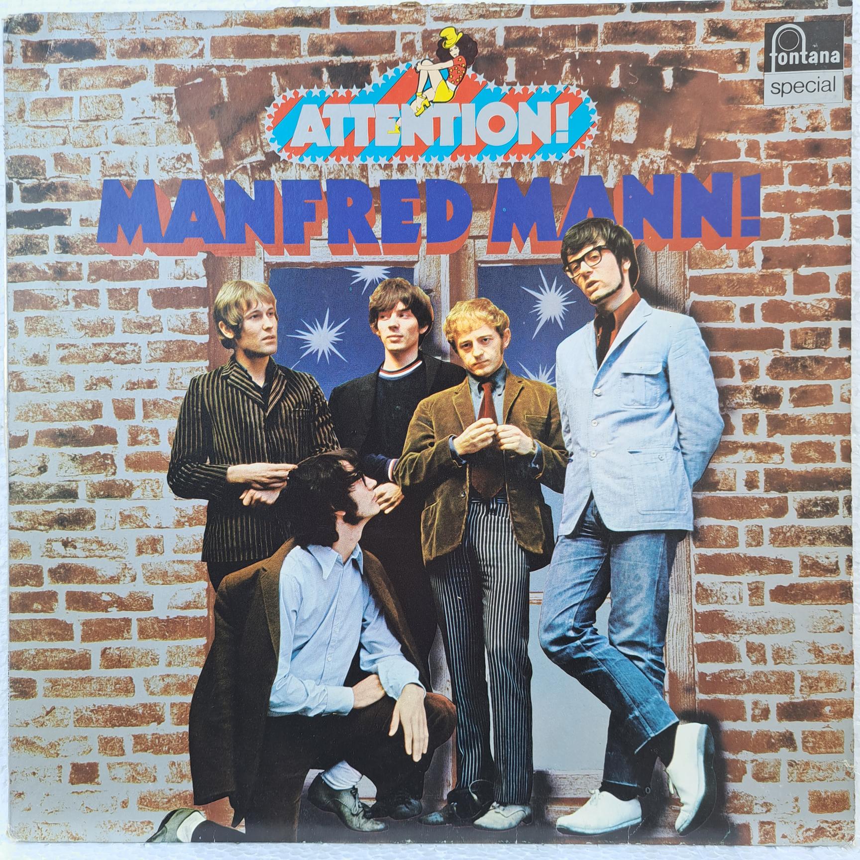 Manfred Mann – Attention! Manfred Mann! Disc VINIL LP VG