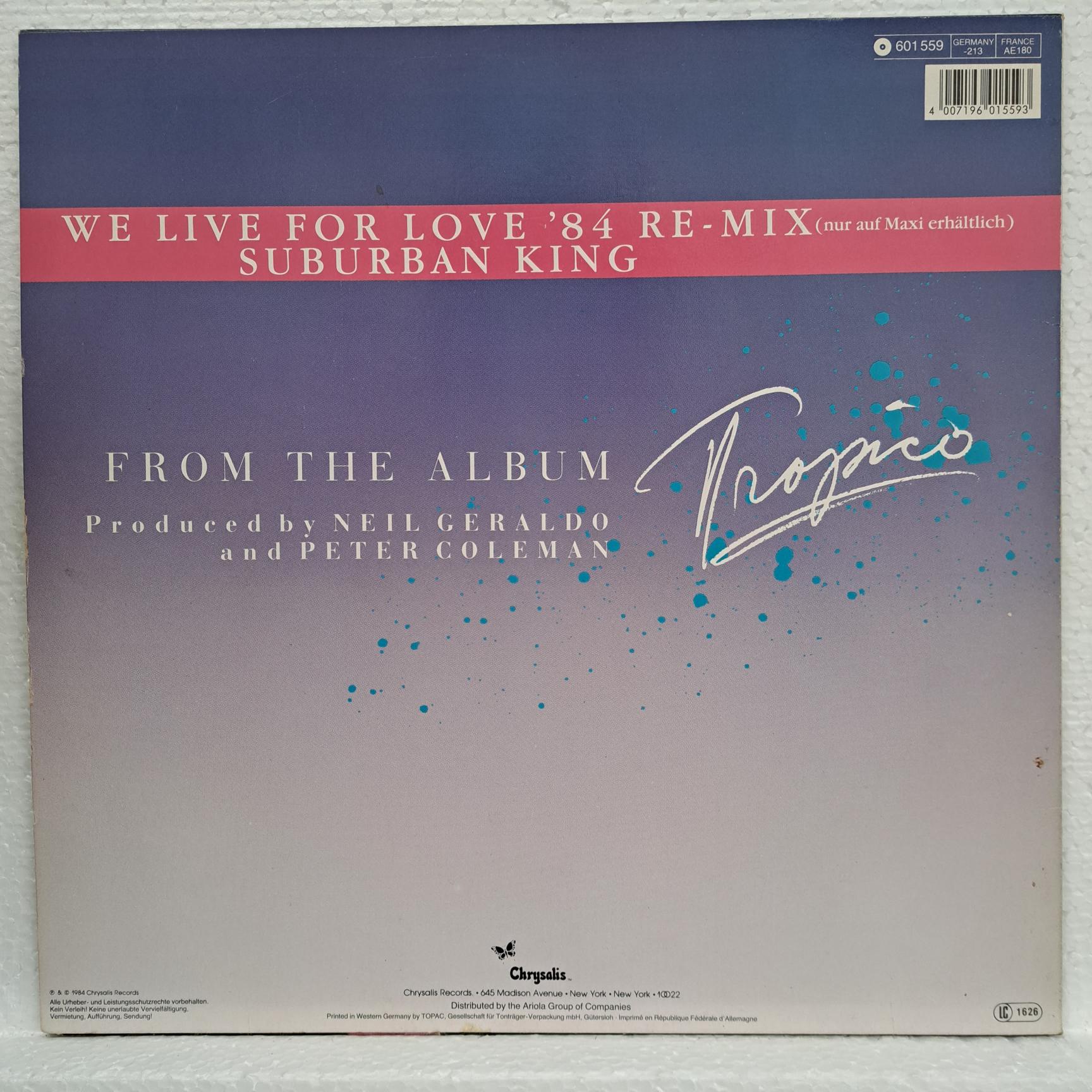 Pat Benatar – We Belong Disc VINIL MAXI VG VG+ - imagine 2