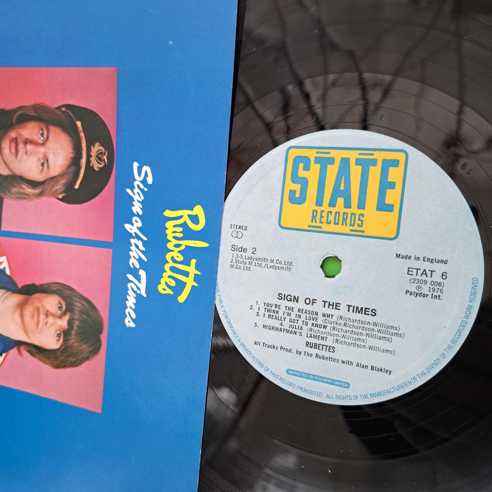 Rubettes – Sign Of The Times Disc VINIL LP VG VG+ - imagine 3