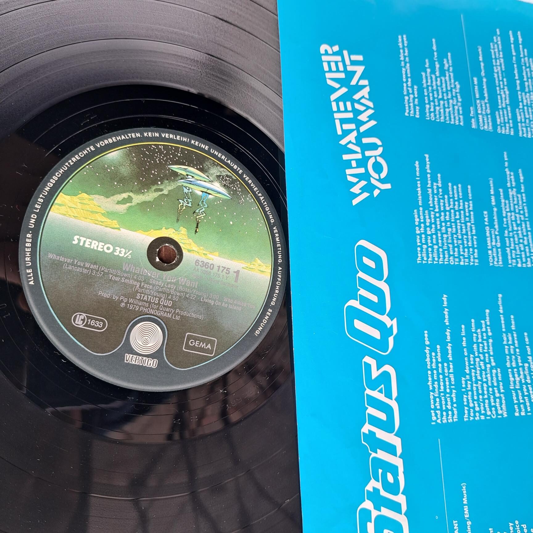 Status Quo – Whatever You Want Disc VINIL VG+ - imagine 3