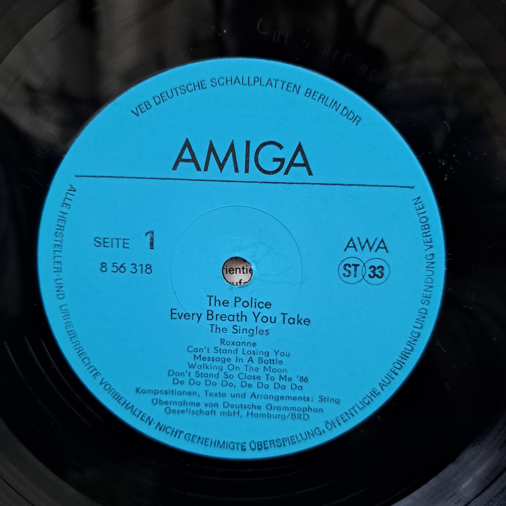 The Police – Every Breath You Take (The Singles) Disc VINIL LP VG VG+ BRAZILIA nu amiga (REPOSTAT1) - imagine 2