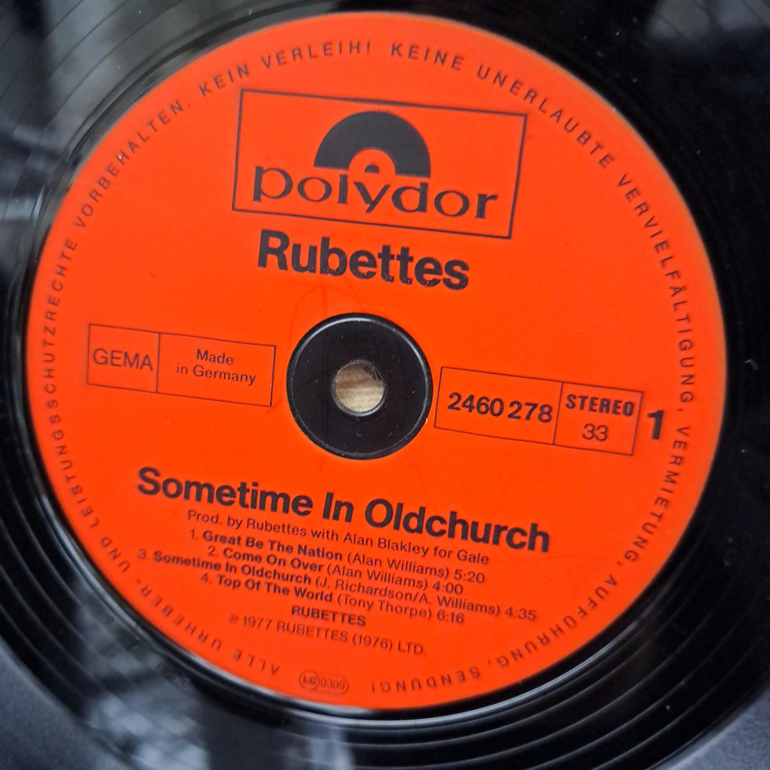 The Rubettes – Sometime In Oldchurch Disc VINIL LP VG+ - imagine 3