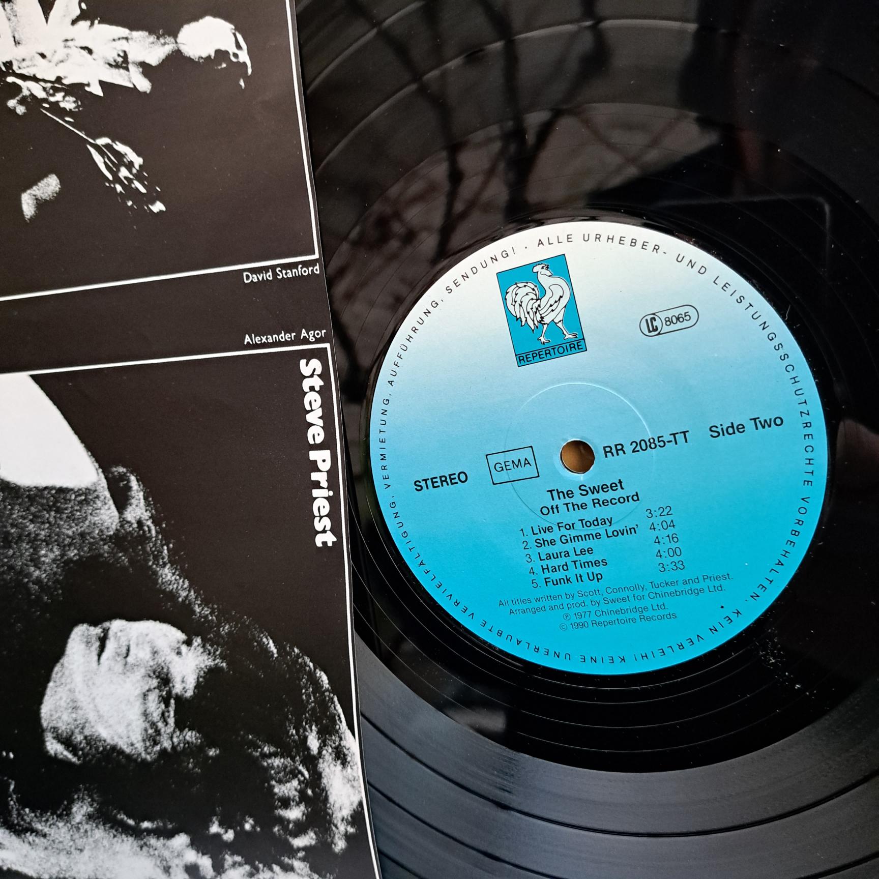 The Sweet – Off The Record Disc VINIL LP VG VG+ - imagine 4