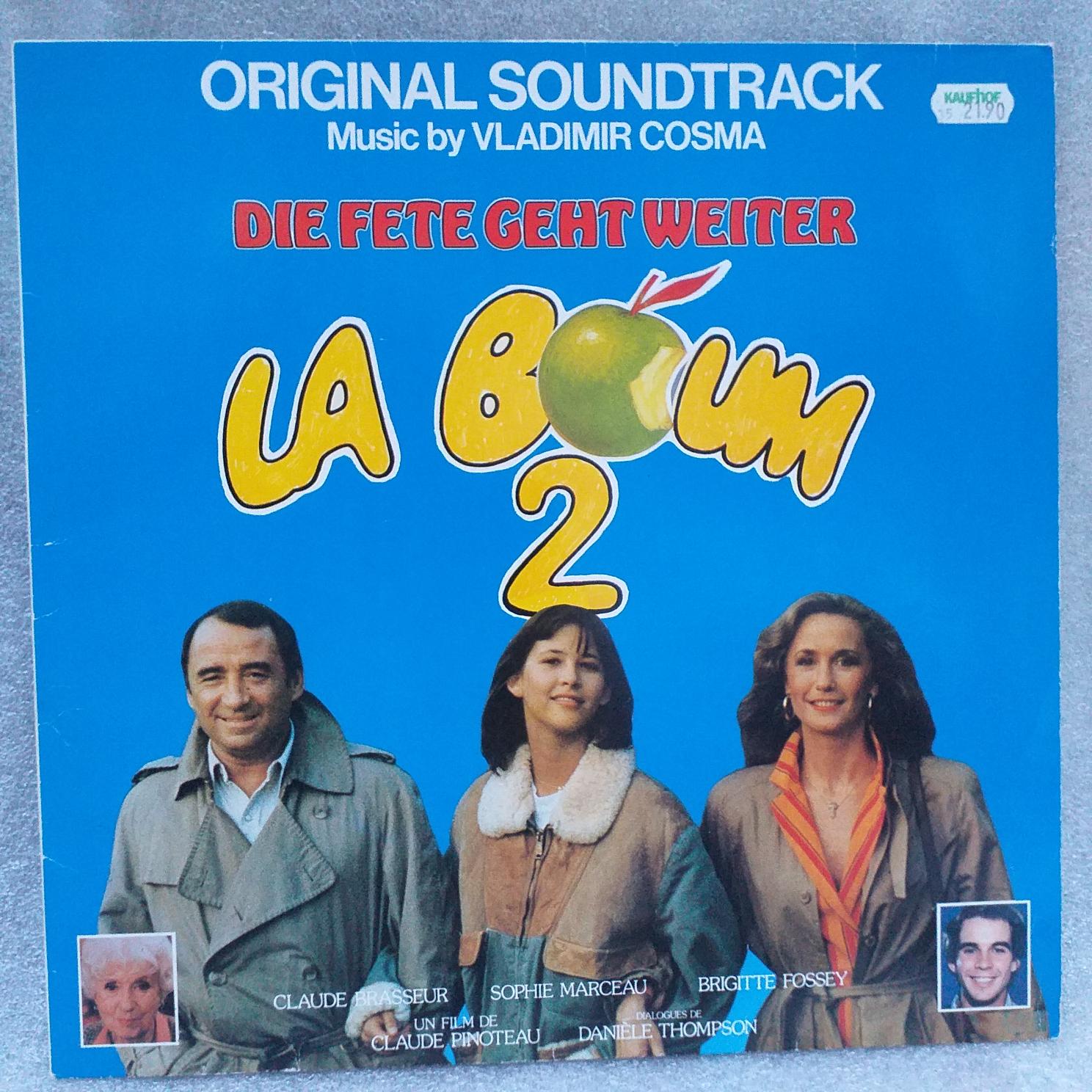 Vladimir Cosma – La Boum 2 (Original Soundtrack) Disc VINIL LP VG VG+