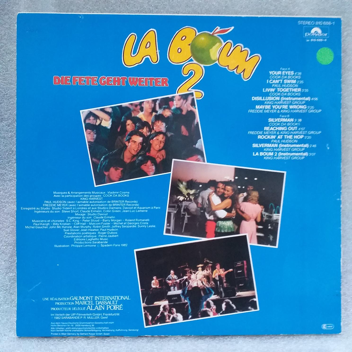 Vladimir Cosma – La Boum 2 (Original Soundtrack) Disc VINIL LP VG VG+ - imagine 2