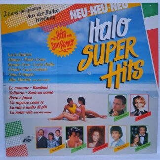 2LP  Toto Cutugno – Ricchi E Poveri Ricchi E Poveri – Al Bano & Romina Power  Disc VINIL LP EX  Pupo / Fiordaliso – Mario Castelnuovo – Drupi – Nino D’Angelo – Lucio Battisti  Italo Super Hits Gianna Nannini – Drupi –