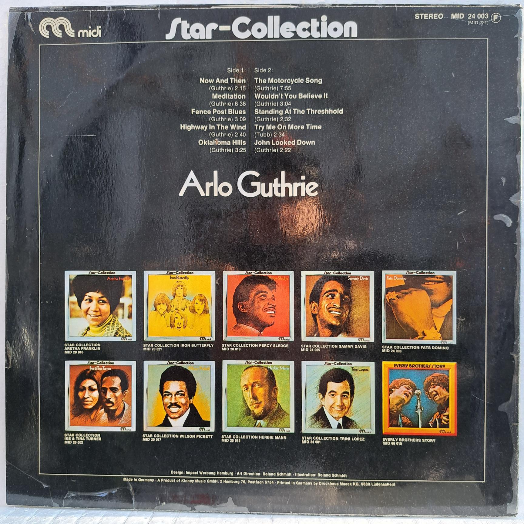 Arlo Guthrie – Star-Collection Disc VINIL LP VG VG+ - imagine 3