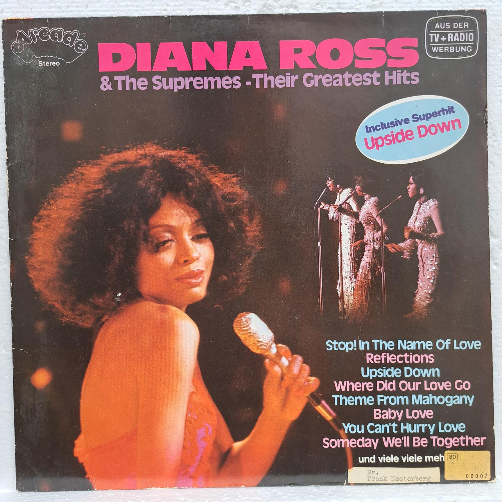 Diana Ross & The Supremes – Their Greatest Hits Disc VINIL LP VG VG+