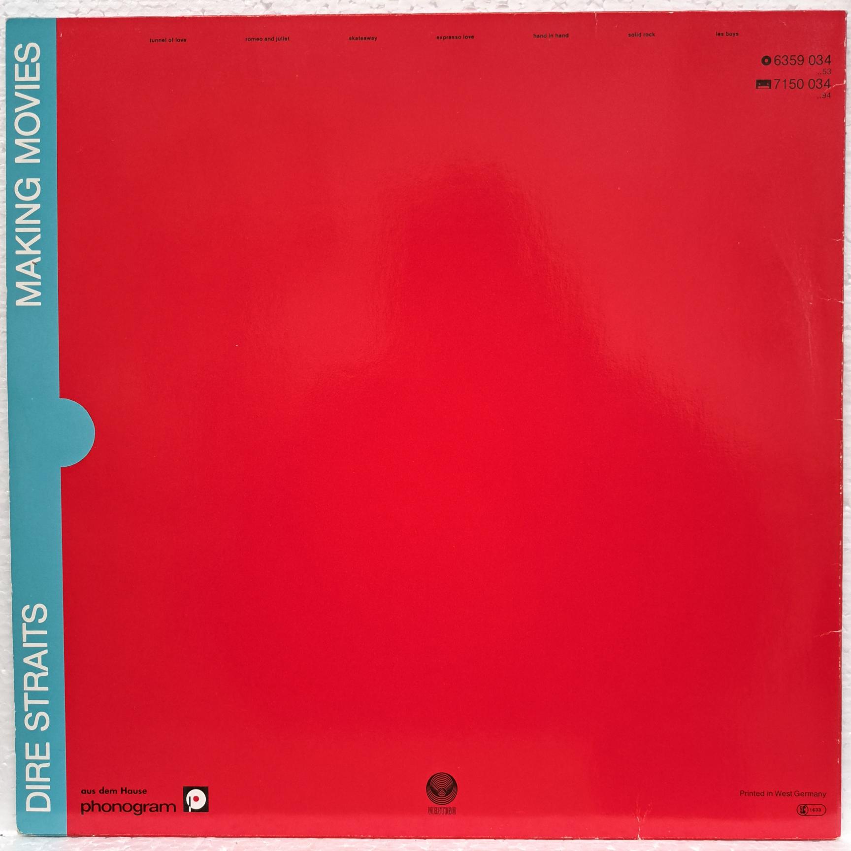 Dire Straits – Making Movies Disc VINIL LP VG VG+ - imagine 2