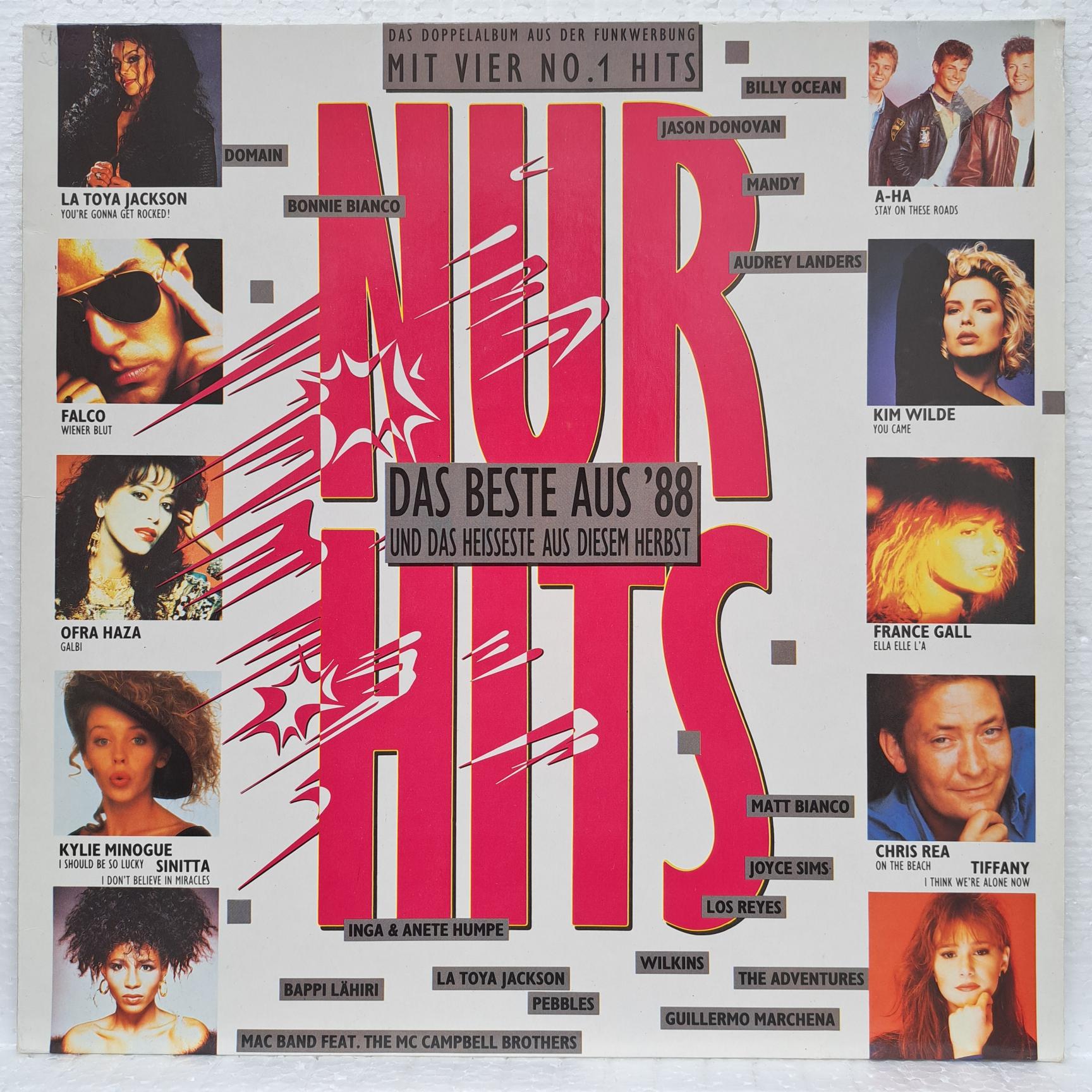 Doar Hituri 1988 Disc VINIL 2LP VG+ Kylie Minogue, Ofra Haza, Billy Ocean, a-ha, France Gall, Mandy, Kim Wilde, Falco, Chris Rea, Jason Donovan, Sinitta ... - imagine 3