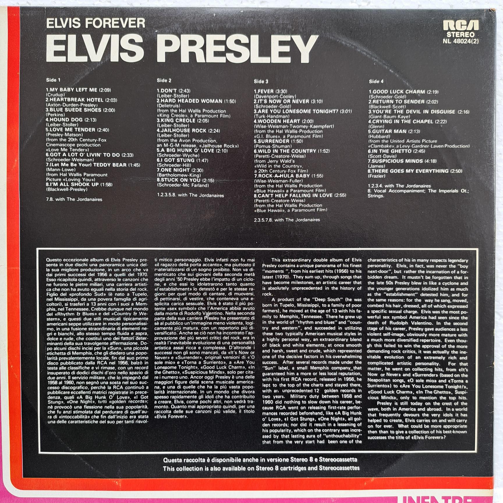 Elvis Presley – Elvis Forever Disc VINIL 2LP VG+ - imagine 4