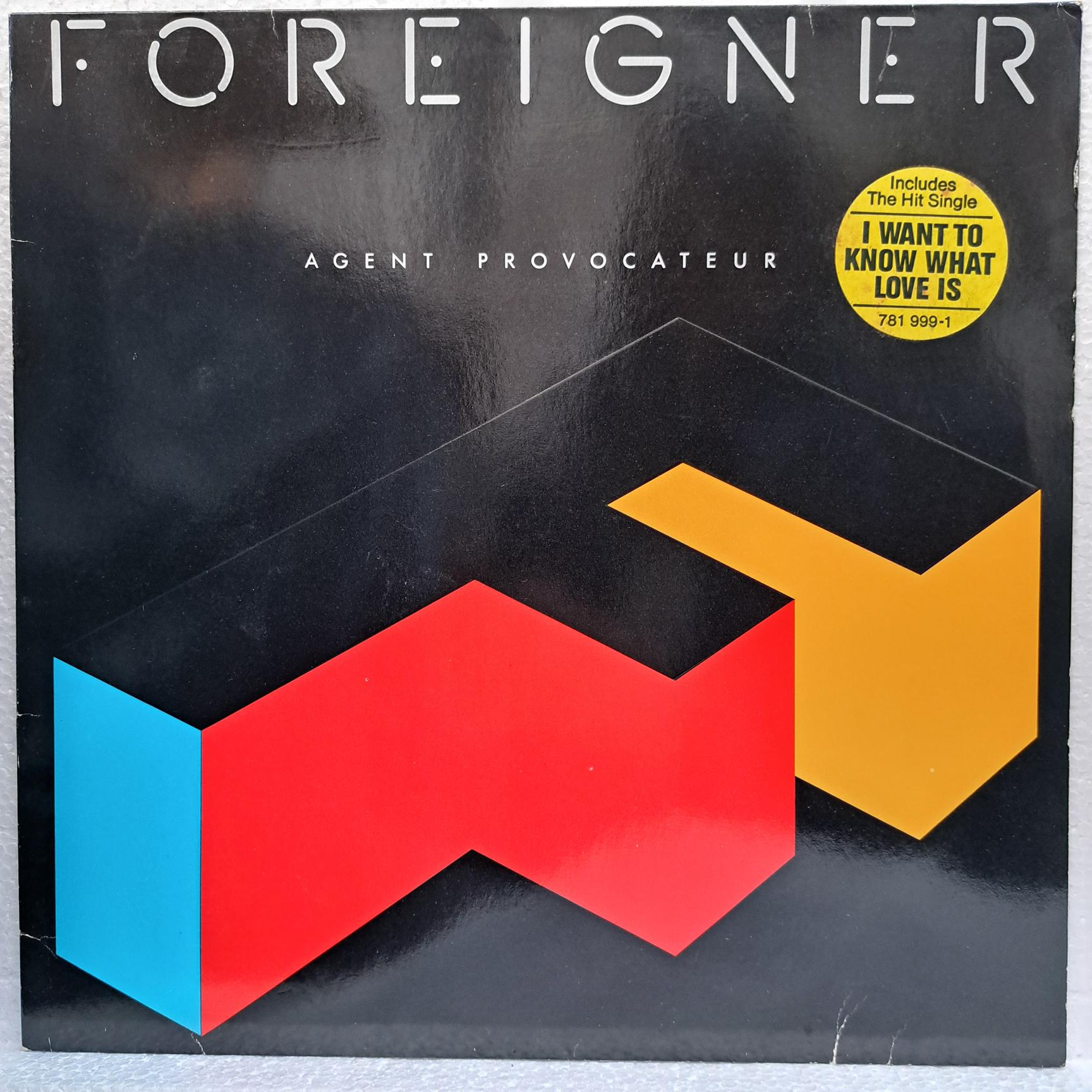 Foreigner – Agent Provocateur Disc VINIL LP VG+