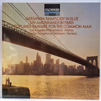 Gershwin*, Copland*, Los Angeles Philharmonic, Mehta, London Symphony Orchestra, Kertész* – Rhapsodie In Blue / Ein Amerikaner In Paris / Fanfare For The Common Man  Disc VINIL LP VG VG+
