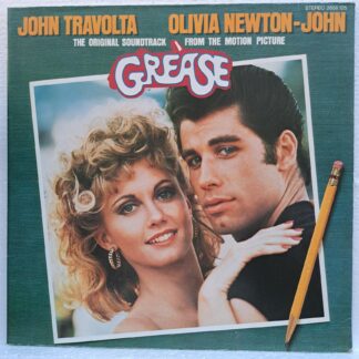 Grease (The Original Soundtrack From The Motion Picture)   Disc VINIL 2LP VG+   John Travolta & Olivia Newton-John   Sha-Na-Na, Frankie Avalon- Soundtrack – Frankie Valli