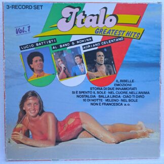 ITALO GREATEST HITS  BOX SET   Disc VINIL 3 LP VG VG+ Al Bano & Romina Power   Adriano Celentano Lucio Battisti