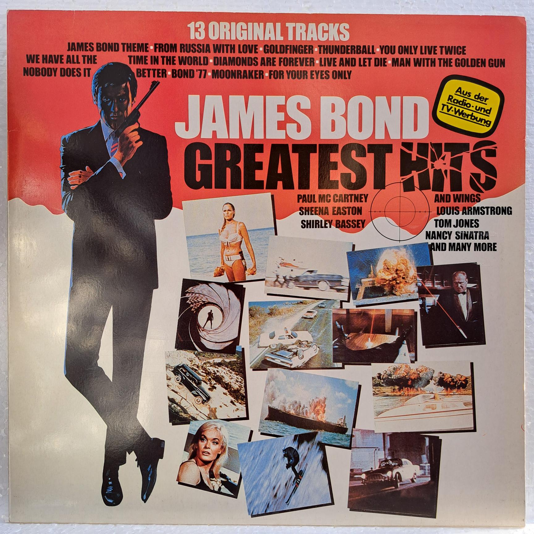 James Bond Greatest Hits Disc VINIL LP VG VG+