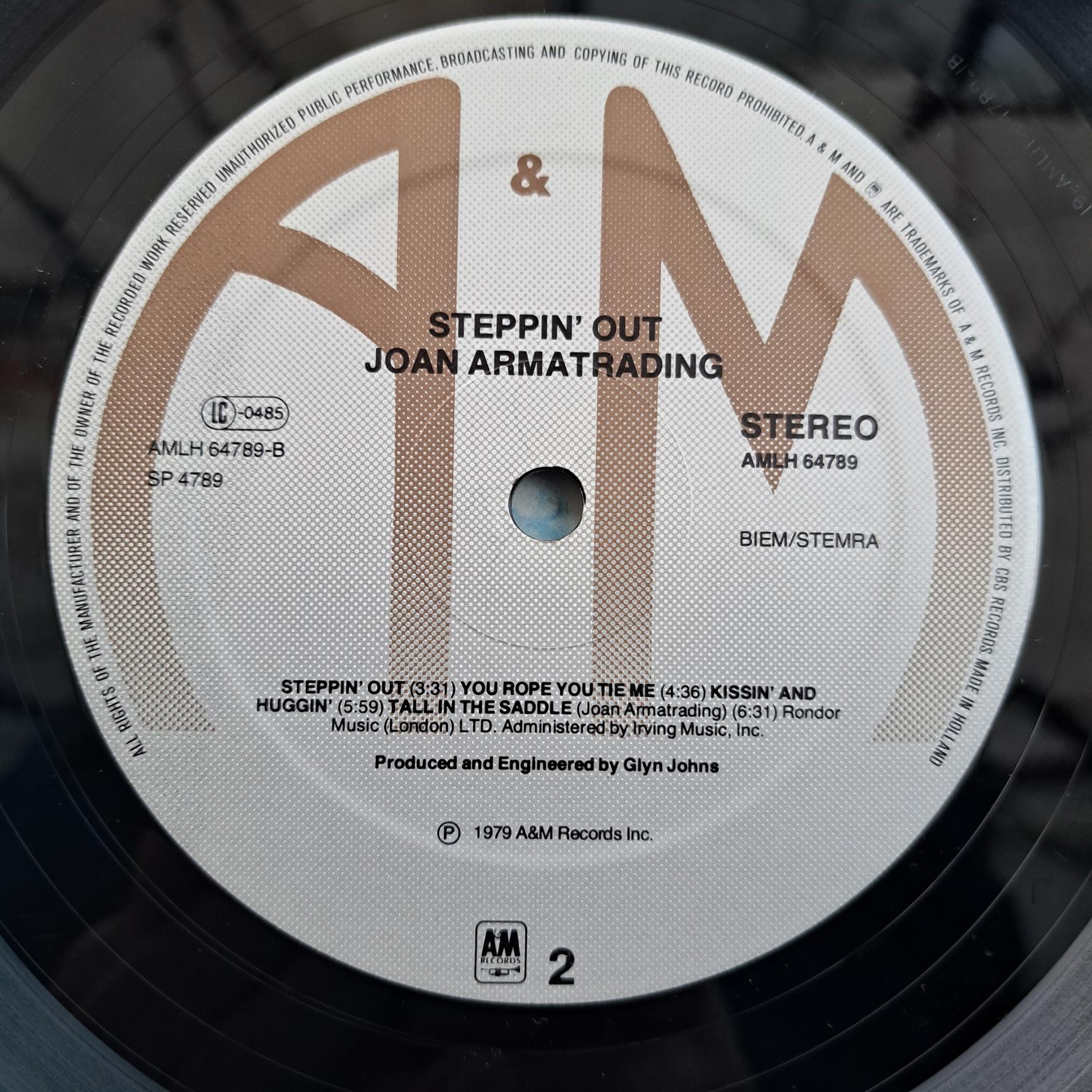 Joan Armatrading – Steppin' Out Disc VINIL LP VG+ - imagine 4