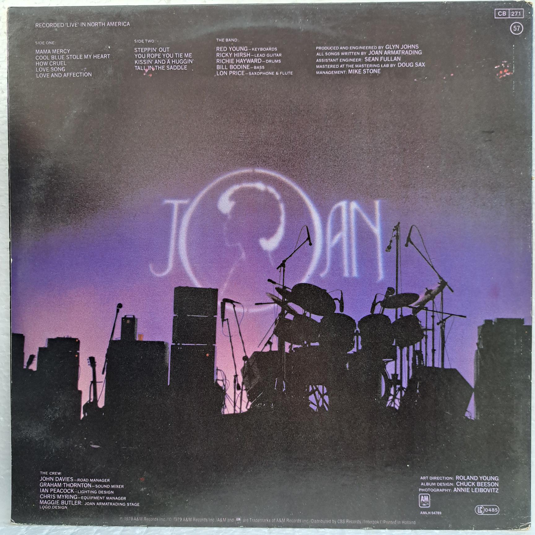 Joan Armatrading – Steppin' Out Disc VINIL LP VG+ - imagine 3