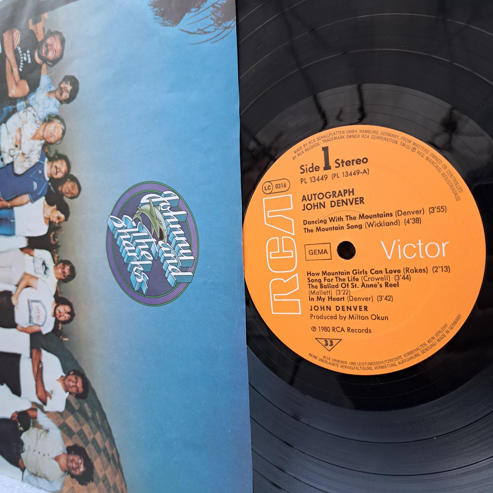 John Denver – Autograph Disc VINIL LP VG VG+ - imagine 3