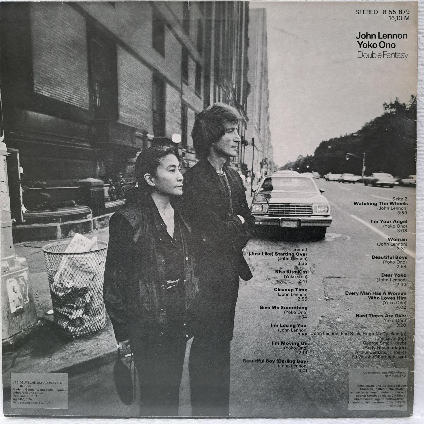 John Lennon & Yoko Ono – Double Fantasy Disc VINIL LP VG VG+ EDITIE WEST NU AMIGA ! - imagine 3