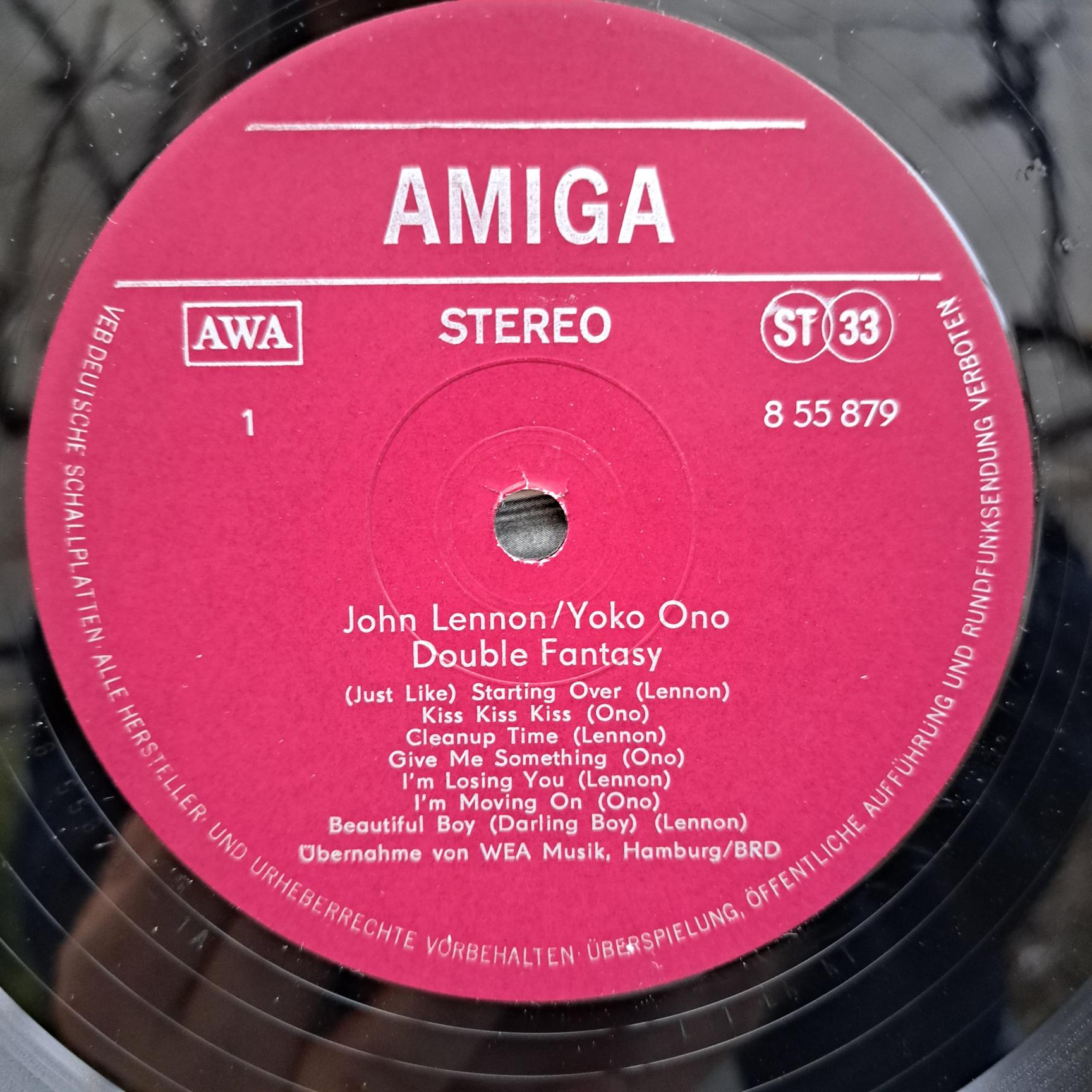 John Lennon & Yoko Ono – Double Fantasy Disc VINIL LP VG VG+ EDITIE WEST NU AMIGA ! - imagine 2
