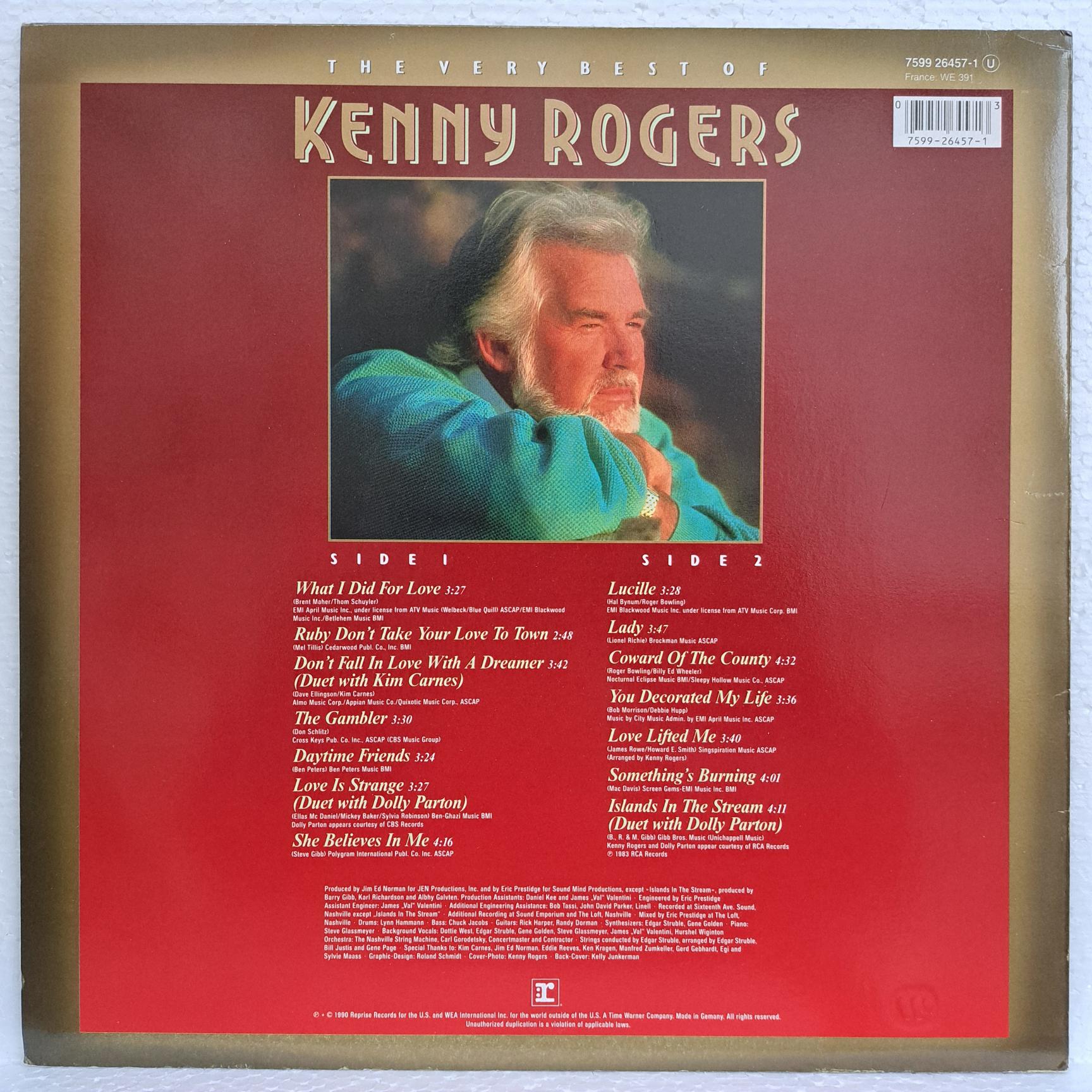 Kenny Rogers – The Very Best Of Kenny Rogers Disc VINIL LP VG+ (R) - imagine 2