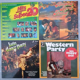 Latin - Western - Italia - 20 Hits  -  Disc VINIL  (DM8)   4LP  VG   VG+   Copa Cabana - La Bamba - Guantanamera - Tequila, Culture Club, Toto, F R David, Ultravox, Toto Cutugno,  Ricchi E Poveri ...
